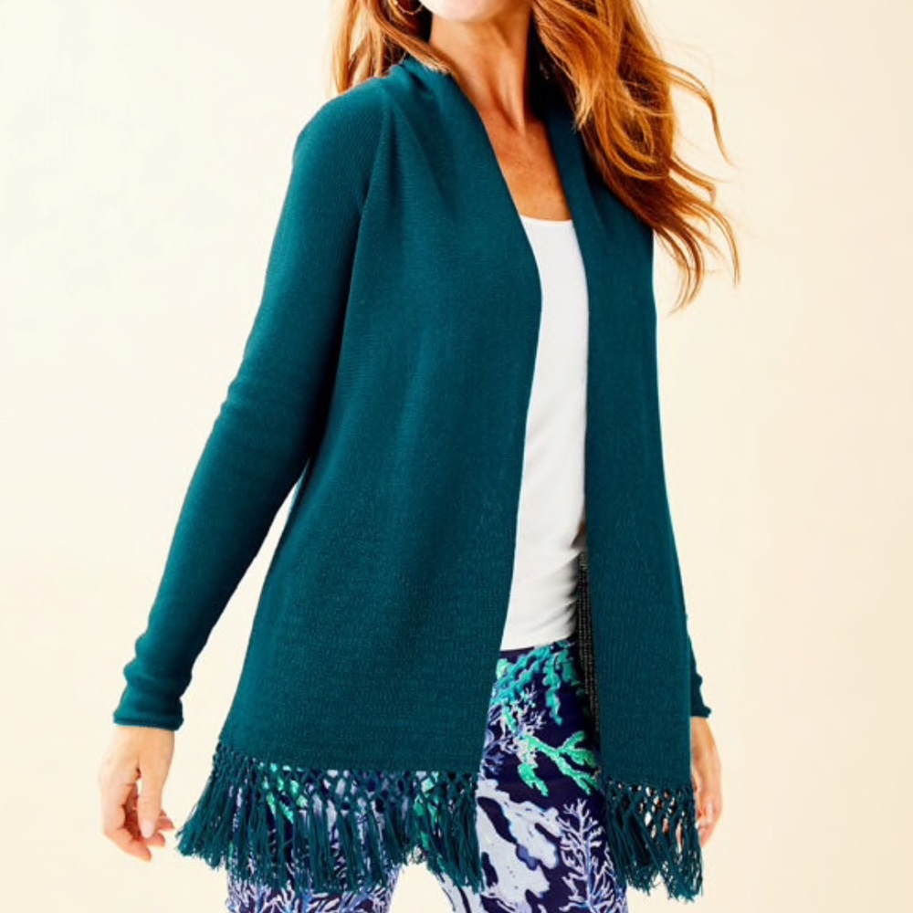 Lilly Pulitzer Tatum Fringe Cardigan